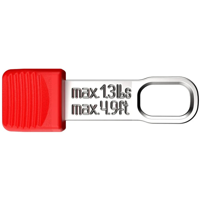 KNIPEX (00 63 06TCR SBA) 6 Pc KNIPEXTEND ColorCoded and TetheredTool Clips, Red