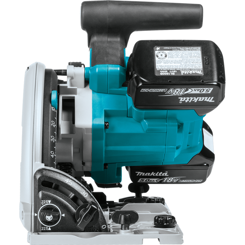Makita (XPS01PTJ) Juego de sierra circular de inmersión de 6-1/2" LXT® sin escobillas de 36 V (X2) 