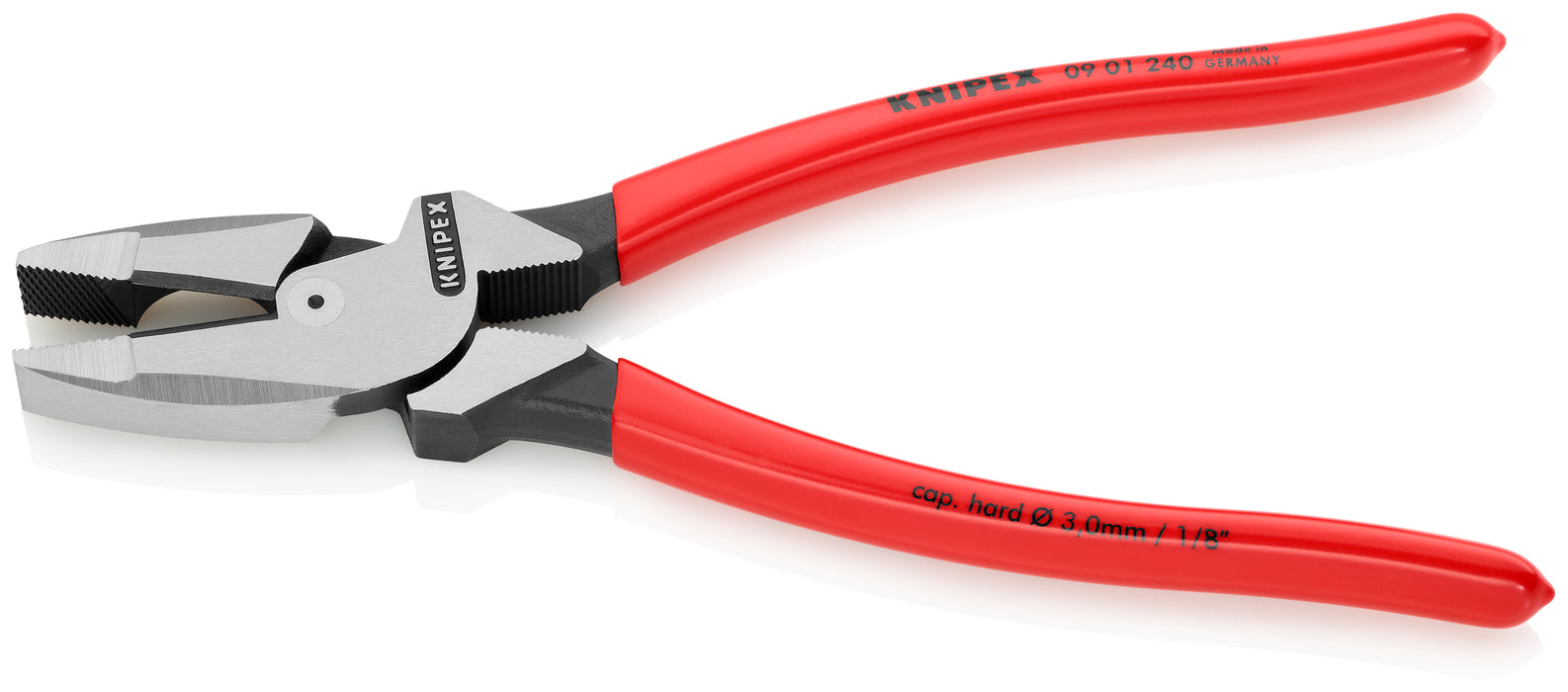 KNIPEX 9 1/2" High Leverage Lineman's Pliers New England Head