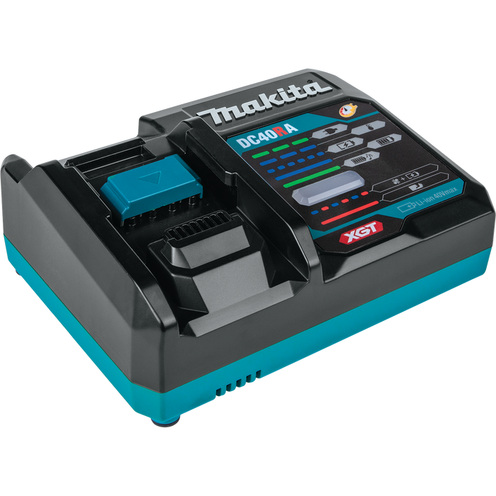Makita (GAG06M1) 40V max XGT® Brushless 4-1/2” / 5" Paddle Switch Angle Grinder Kit, Electric Brake, AWS® Capable (4.0Ah)