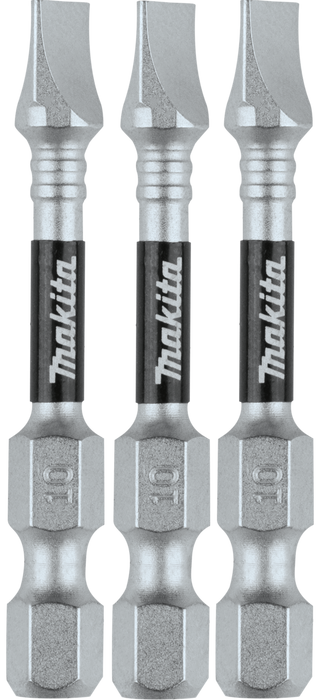 Makita (E-00898) Impact XPS® #10 Slotted 2" Power Bit, 3/pk