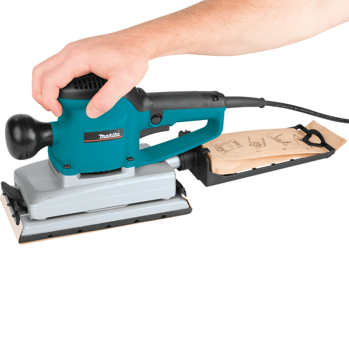 Makita (BO4900V-R-1) 1/2 Sheet Finishing Sander, 2.9 AMP, 4,000-10,000 OPM, var. spd. (Factory Reconditioned)