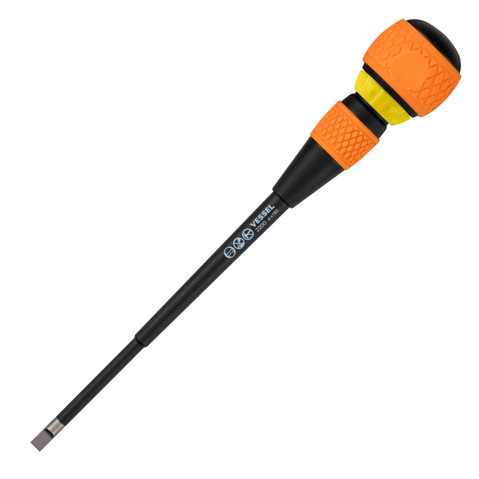 VESSEL (22005EVA) BALL GRIP Ratchet Screwdriver 5PC. Set