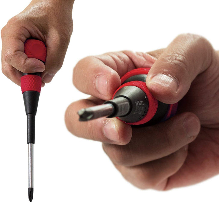 VESSEL (2204PBU) BALL GRIP Screwdriver Set (4pc.)