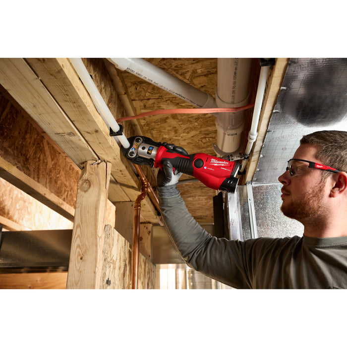 Milwaukee (2573-22) M12™ FORCE LOGIC™ Press Tool Kit w/ ONE-KEY™ with 1/2" – 1" CTS-V Jaws