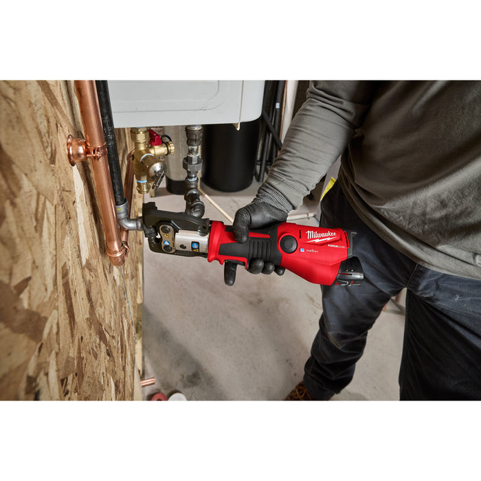 Milwaukee (2573-22) M12™ FORCE LOGIC™ Press Tool Kit w/ ONE-KEY™ with 1/2" – 1" CTS-V Jaws