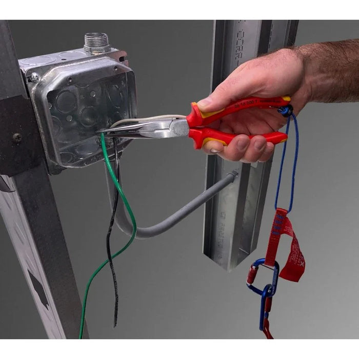 KNIPEX (00 50 05 T BKA) Tool Tethering Lanyard with Captive Eye Carabiner