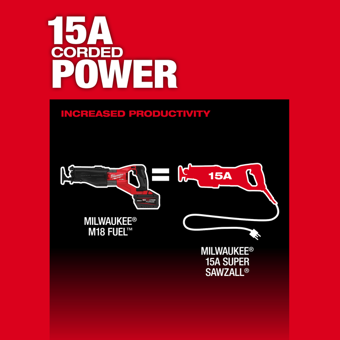 Milwaukee (2722-20) M18 FUEL™ SUPER SAWZALL® Reciprocating Saw