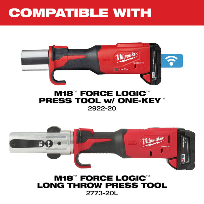 Milwaukee (49-16-2692X) 1/2" - 2" CTS-V Pivoting Press Ring Kit for M18™ FORCE LOGIC™ Press Tools
