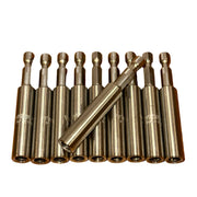 3" Stainless Mag Bit Holder w/ C - Ring - 10 - Pack - Pacific Power Tools