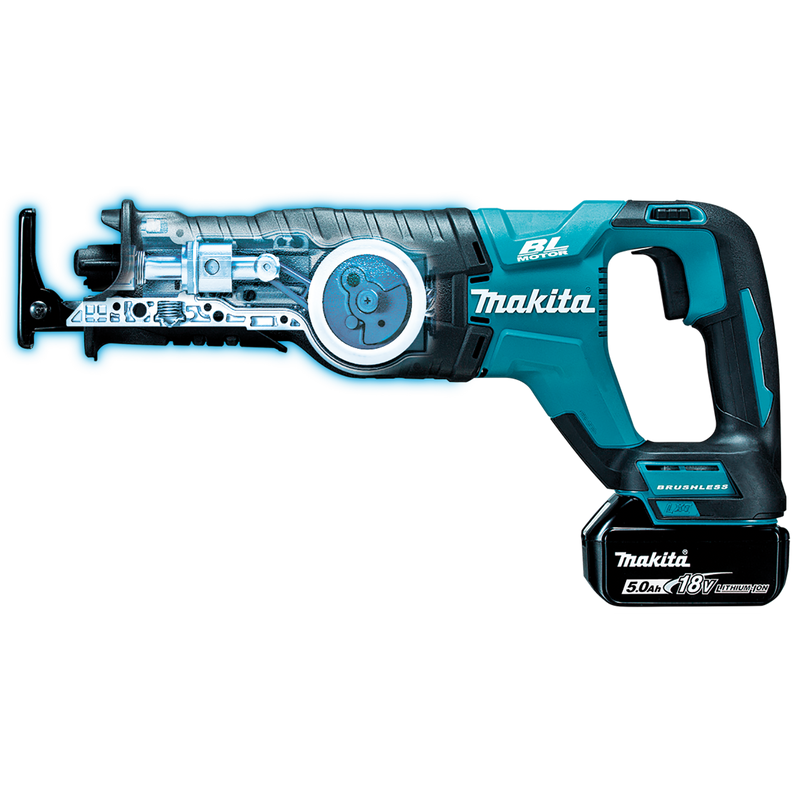 Kit de sierra circular sin escobillas Makita (XRJ05T) LXT® (5.0Ah) 