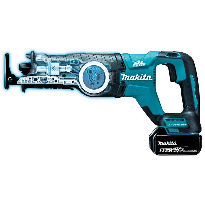 Makita (XRJ05T) 18V LXT® Brushless Reciprocating Saw Kit (5.0Ah)
