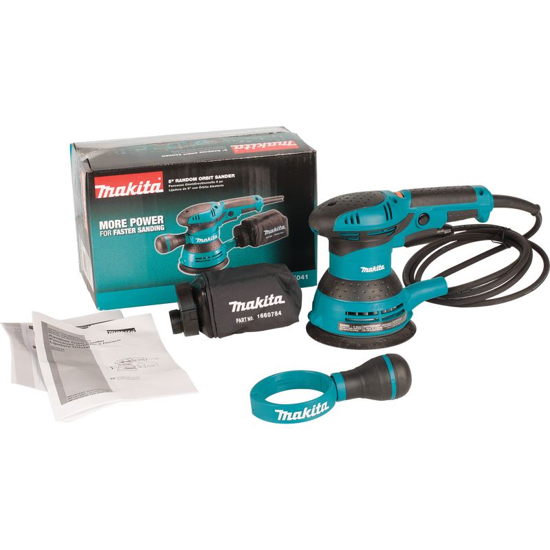 Makita (BO5041) 5” Random Orbit Sander, Variable Speed