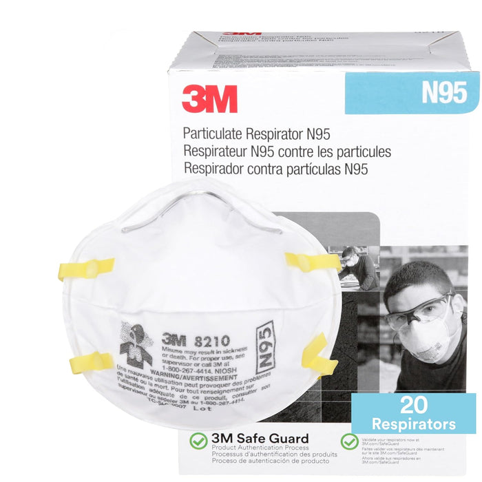3M™ Performance Particulate Respirator 8210 (20 - Pack) - Pacific Power Tools