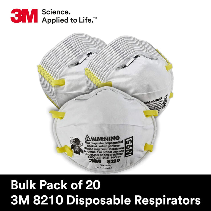 3M™ Performance Particulate Respirator 8210 (20 - Pack) - Pacific Power Tools