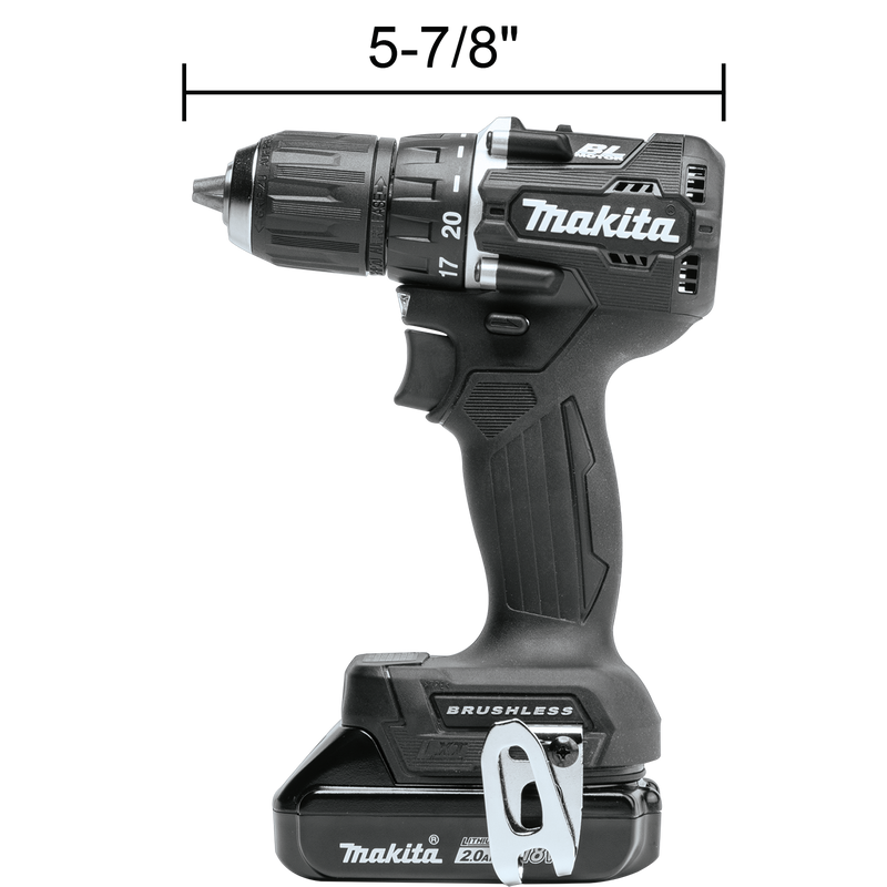 Makita (XFD15RB) 18V LXT® Sub-Compact Brushless 1/2" Driver-Drill Kit (2.0Ah)