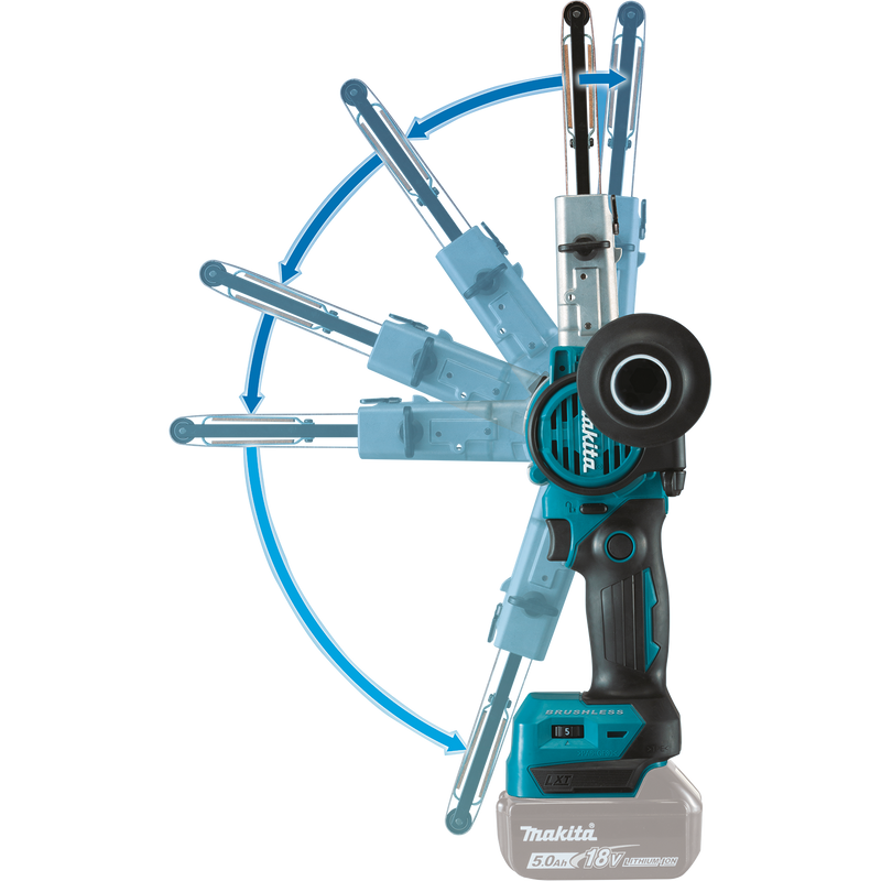 Makita (XSB01Z) 18V LXT® Brushless 3/8" x 21" Detail Belt Sander (Tool Only)