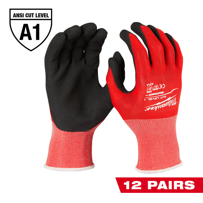 Milwaukee (48-22-8903) Cut Level 1 Nitrile Dipped Gloves - XL