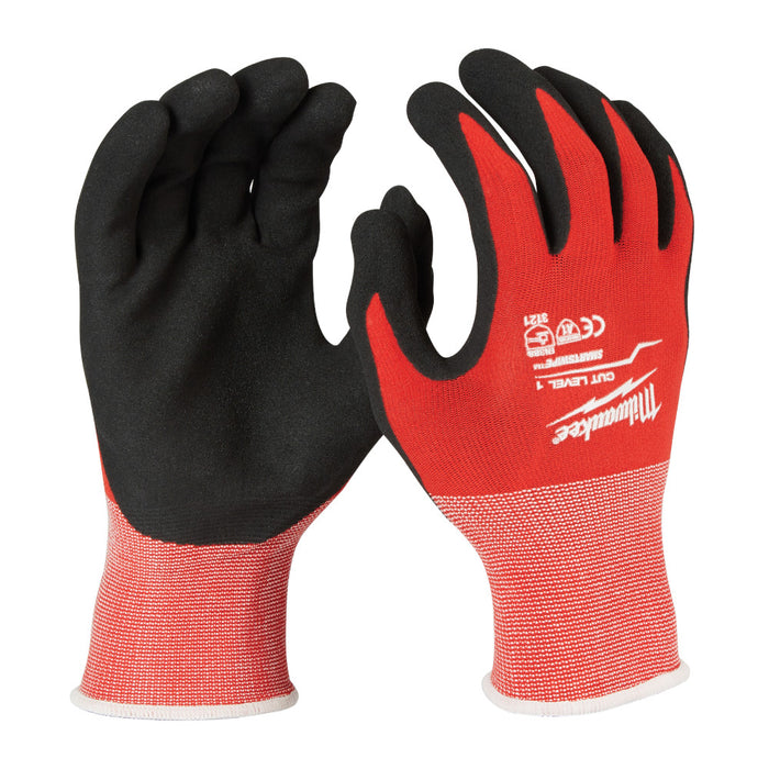 Milwaukee (48-22-8901) Cut Level 1 Nitrile Dipped Gloves - M