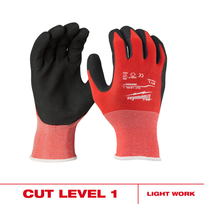 Milwaukee (48-22-8903) Cut Level 1 Nitrile Dipped Gloves - XL