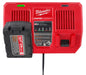 Milwaukee 48-59-1802 M18 Dual Bay Simultaneous Rapid Charger