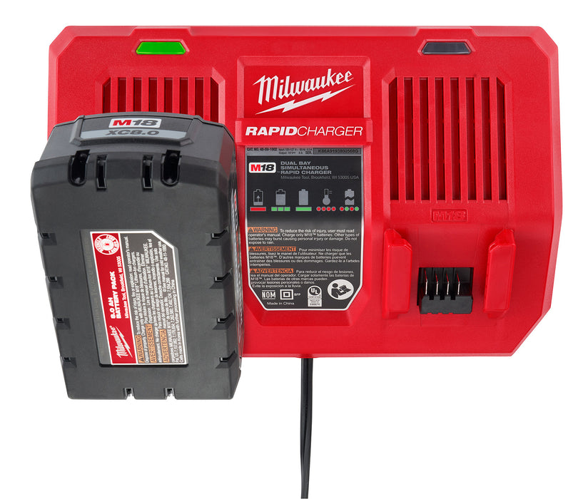 Milwaukee 48-59-1802 M18 Dual Bay Simultaneous Rapid Charger