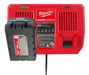 Milwaukee 48-59-1802 M18 Dual Bay Simultaneous Rapid Charger