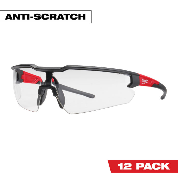 Milwaukee (48-73-2010) Safety Glasses - Clear Anti-Scratch Lenses