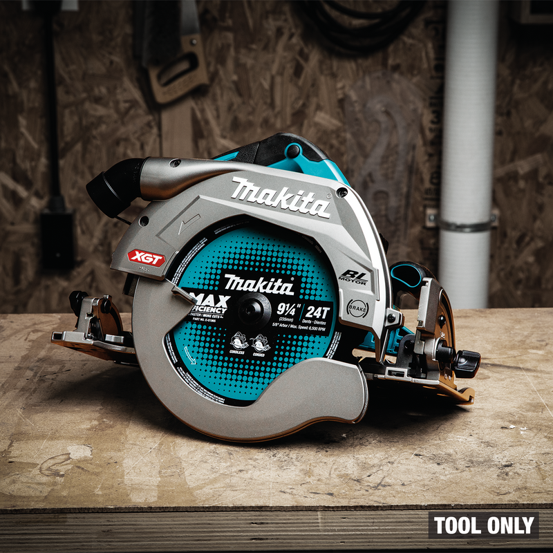 Makita (GSH03Z) 40V max XGT® Brushless 9-1/4" Circular Saw, guide rail compatible base, AWS® Capable (Tool Only)