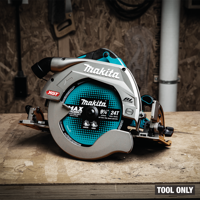 Makita (GSH03Z) 40V max XGT® Brushless 9-1/4" Circular Saw, guide rail compatible base, AWS® Capable (Tool Only)