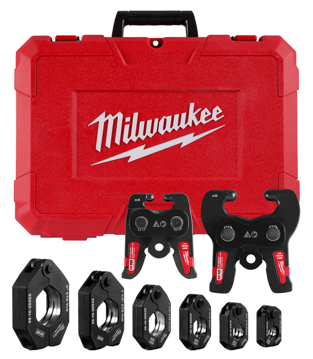 Milwaukee (49-16-2692X) 1/2" - 2" CTS-V Pivoting Press Ring Kit for M18™ FORCE LOGIC™ Press Tools