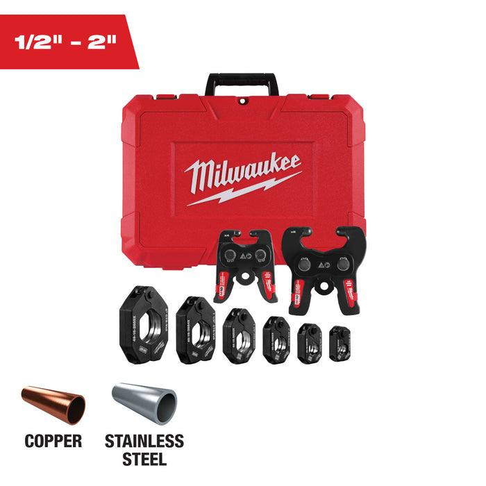 Milwaukee (49-16-2692X) 1/2" - 2" CTS-V Pivoting Press Ring Kit for M18™ FORCE LOGIC™ Press Tools