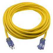 50ft 12/3 SJTW Yellow Extension Cord w/Primelight® - Pacific Power Tools