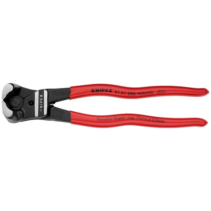 KNIPEX (61 01 200) High Leverage Bolt End Cutting Nippers