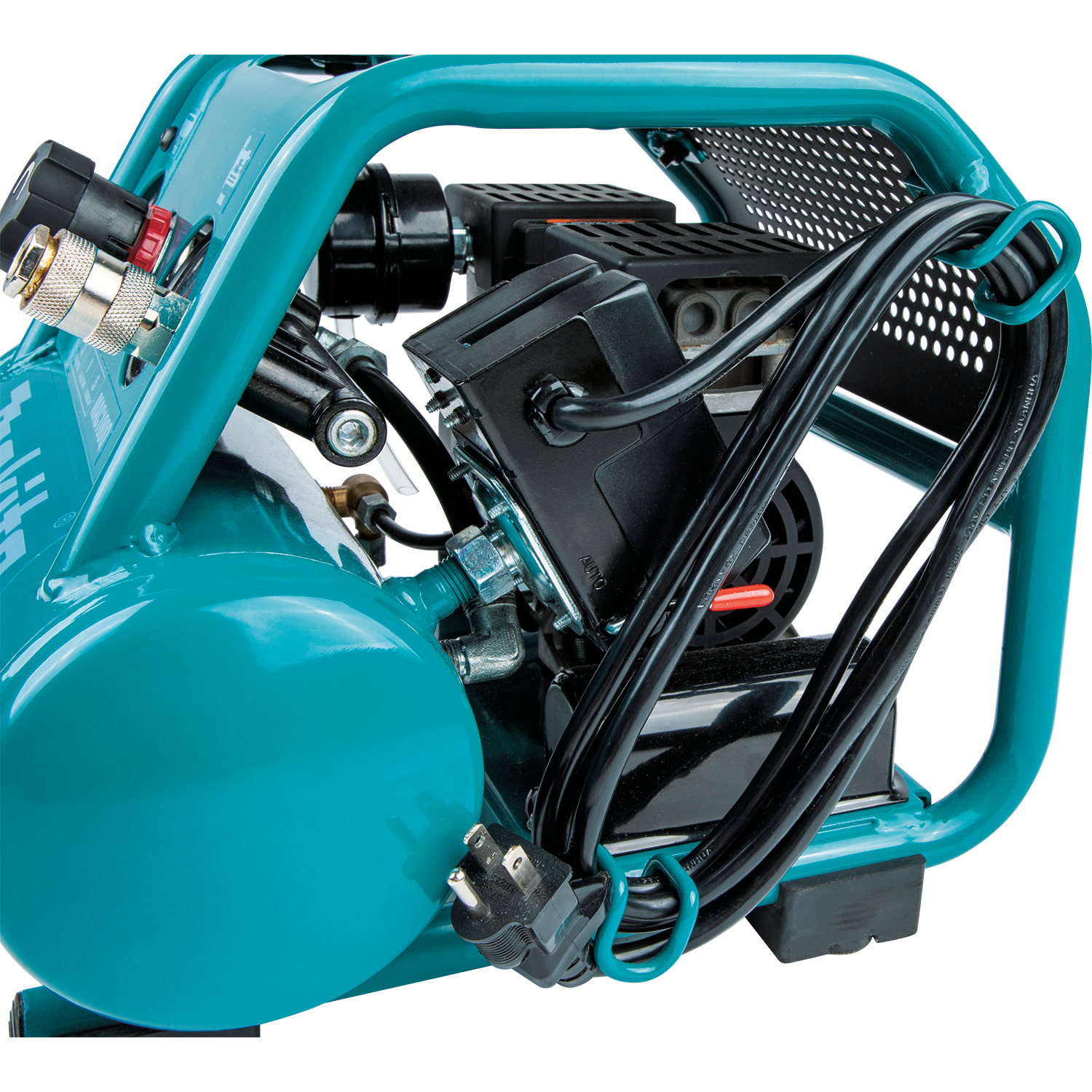 Makita (MAC100Q-R) Quiet Series 1/2 HP, 1 Gal Compact, Oil‑Free, Electric Air Compressor (Factory Reconditioned)