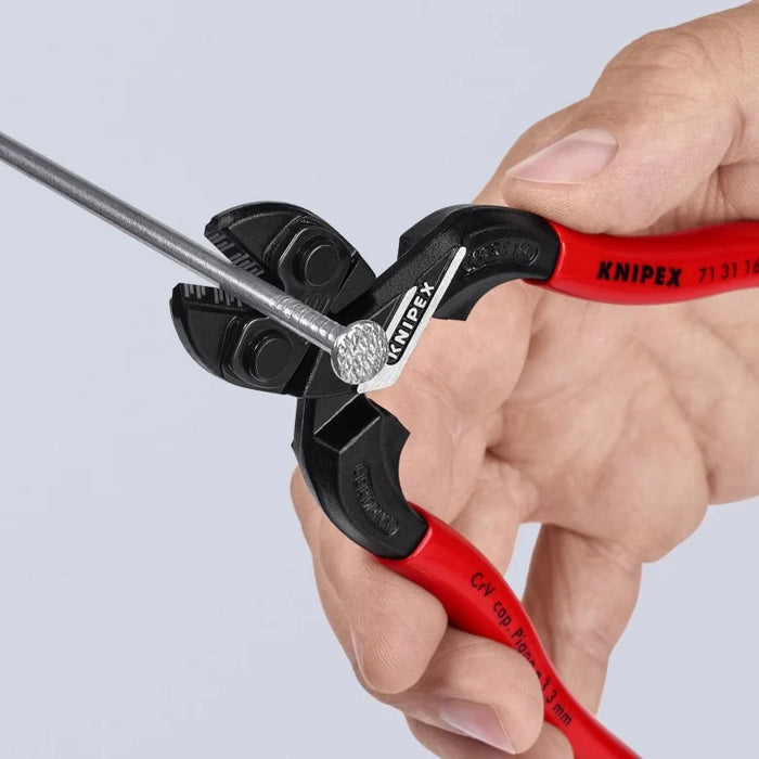 KNIPEX (71 31 160) CoBolt® S Compact Bolt Cutters-Notched Blade