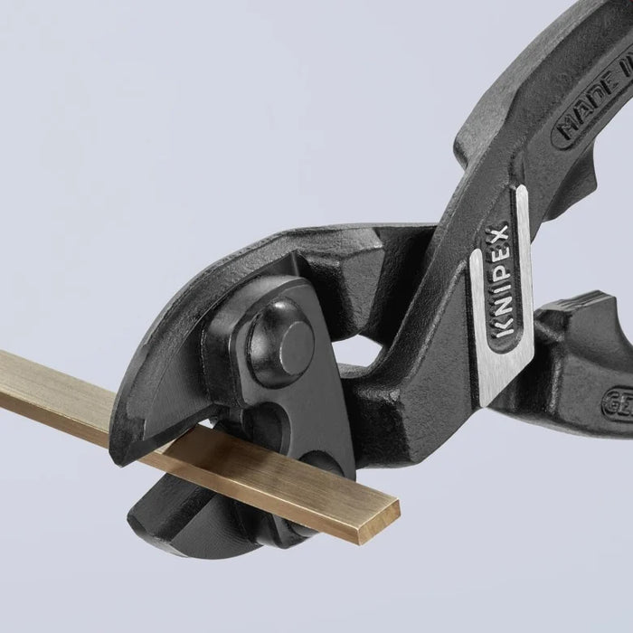 KNIPEX (71 41 200 SBA) CoBolt® High Leverage 20° Angled Compact Bolt Cutters-Notched Blade