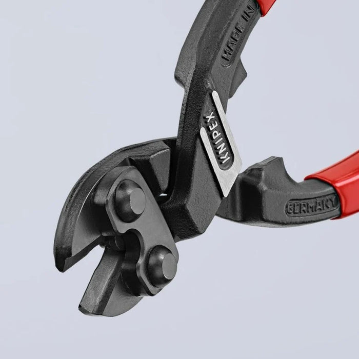 KNIPEX (71 41 200 SBA) CoBolt® High Leverage 20° Angled Compact Bolt Cutters-Notched Blade