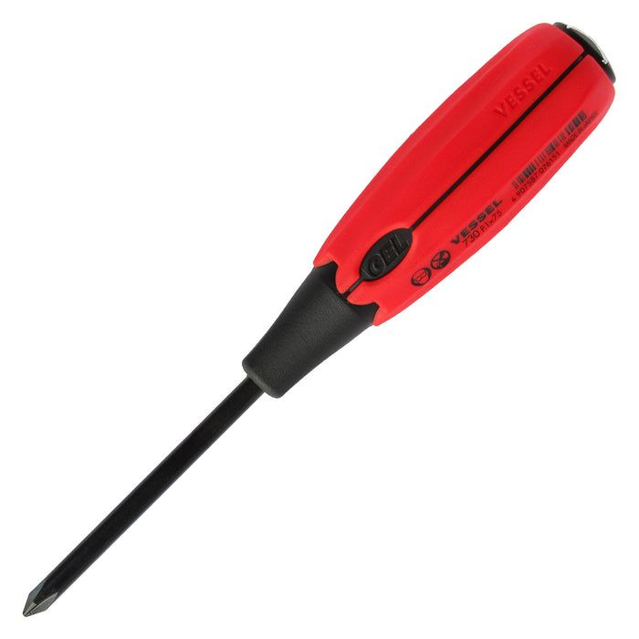 VESSEL (730P175) SUPER CUSHION Tang-Thru Screwdriver No.730 +1x75