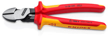 KNIPEX 8" High Leverage Diagonal Cutters-1000V Insulated