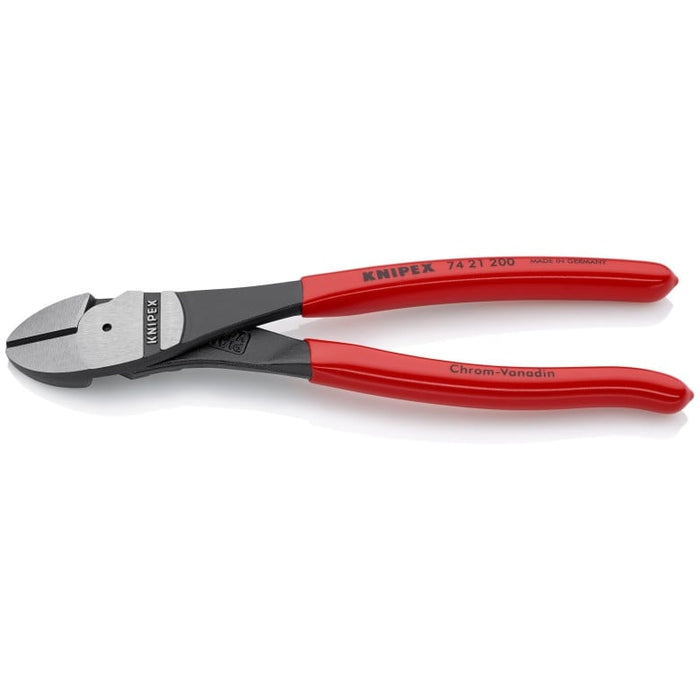 KNIPEX (74 21 200) High Leverage 12° Angled Diagonal Cutters