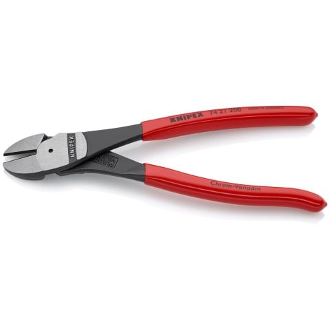 KNIPEX (74 21 200) High Leverage 12° Angled Diagonal Cutters