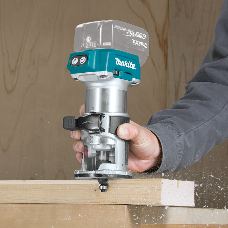 Makita (XTR01Z) Enrutadora compacta sin escobillas LXT® (solo herramienta) 
