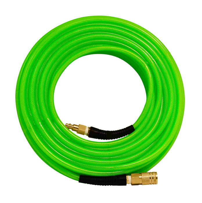 Spotnails (HP14100CPG) 1/4"x100' Poly Hose Green with Fitting