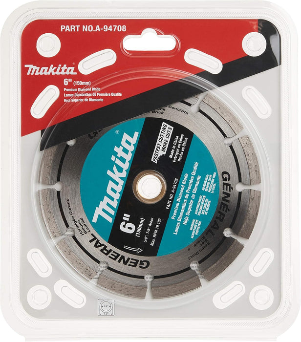 Makita (A-94708) 6" Segmented Rim General Purpose Diamond Saw Blade
