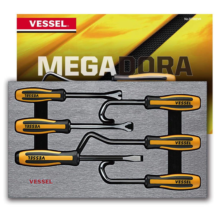 VESSEL (9706EVA) MEGADORA Body Shop Tools 6PC. Set