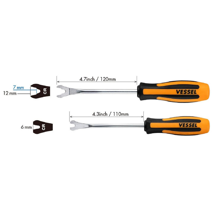 VESSEL (970CR2SC) MEGADORA Clip Remover 2PC. Set