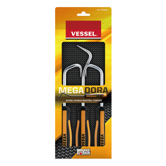VESSEL (970HR3PB) MEGADORA Hose Remover 3PC. Set