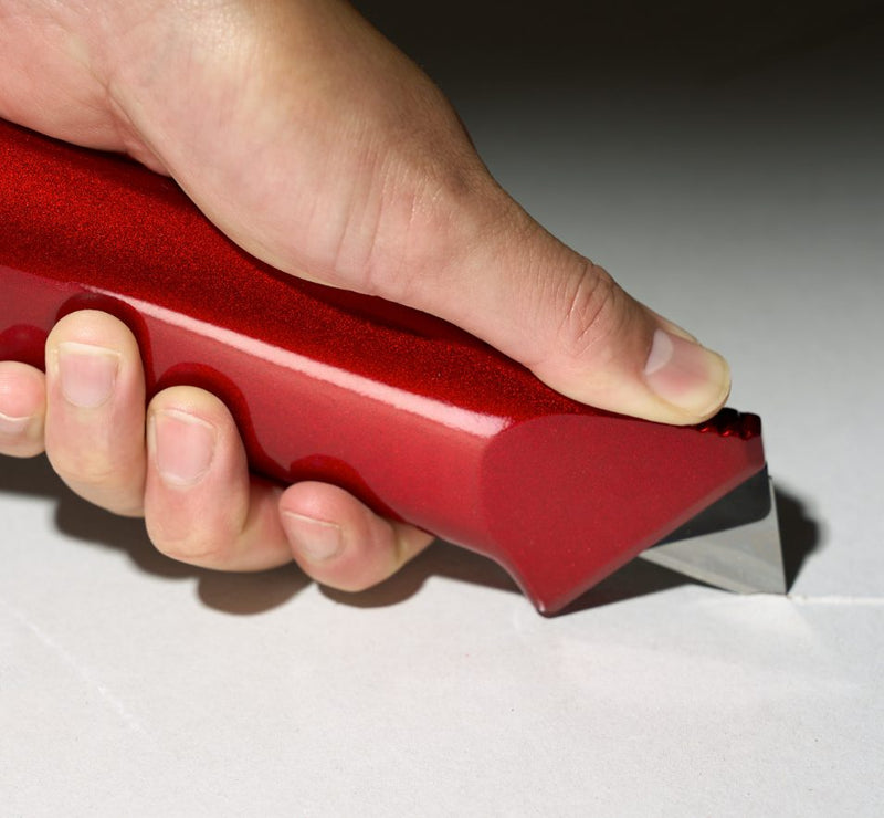 Tajima (DC701D-R) [H]  Rock Hard Aluminist Sturdy™, interchangeable lock, 3 x Rock Hard Blade™, red