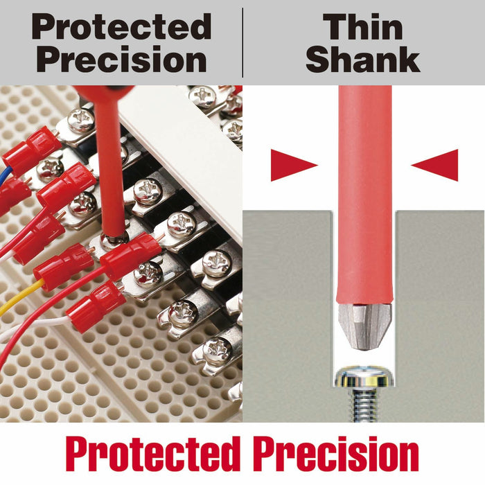 VESSEL (IBC5P01) IMPACT BALL Torsion Bit Set with Coated Tube (5pc.)
